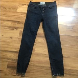 Free People Button Fly Jeans- size 26
